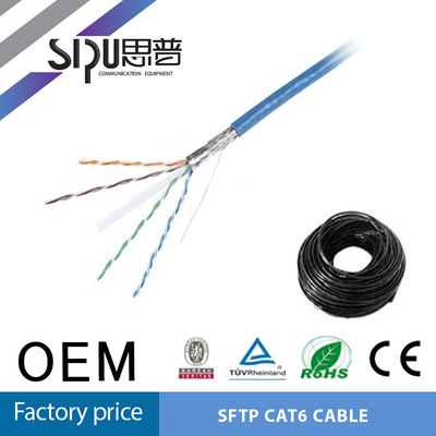 【工廠直銷 六類雙屏蔽網線 綜合布線 cat6 sftp 網絡連接線 六類線】價格,廠家,圖片,網線/雙絞線,揭陽市思普電纜-
