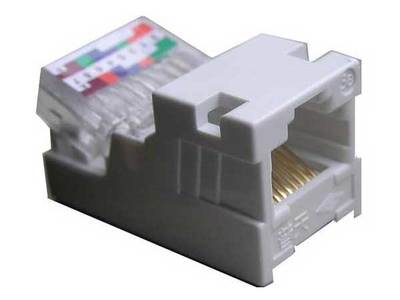 中國普天超五類RJ45插座模塊(NJA5.566.021)綜合布線設備產品圖片1-IT168